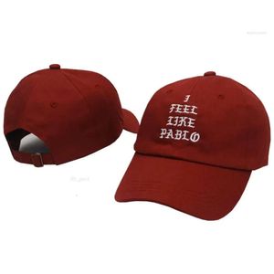 Casquettes de baseball Kanye West Brand I Feel Like Pablo Fashion Golf Swag Cap Pray Palace Dad Mens Beach Man Cotton Designer Bucket Winter Fit Hat 358