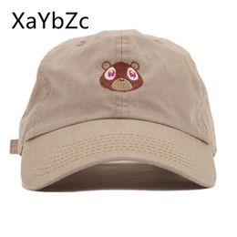 Ball Caps Kanye West Ye Bear Dada mignon Baseball Hat Summer Mens Snapback Unisexe Sortie exclusive Hip Hop Style chaud Q240429