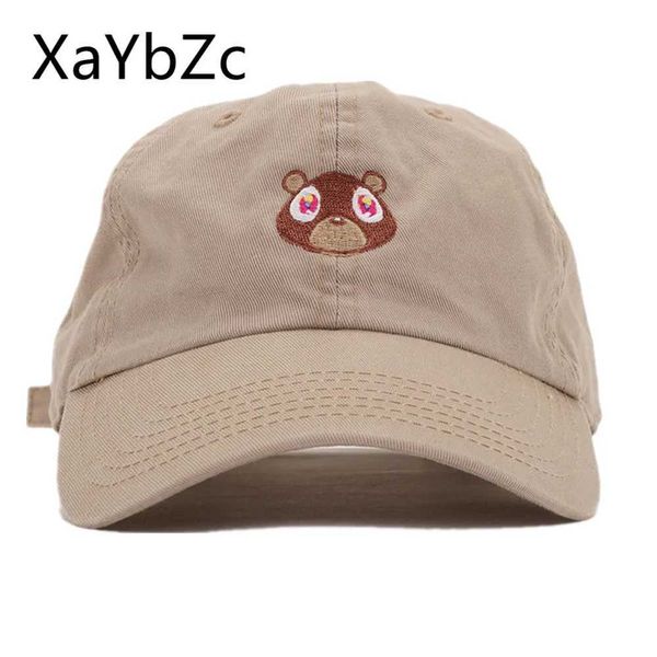 Ball Caps Kanye West Ye Bear Dad encantadora gorra de béisbol Summer para hombres Mujeres Snapback unisex Liberación exclusiva Hip Hop Hot Style Hat J231223