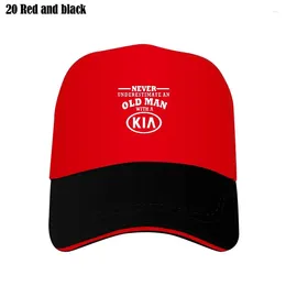 Ball Caps Kia Motors ne sous-estimez jamais un vieil homme pour hommes pour hommes et un écran solaire unique