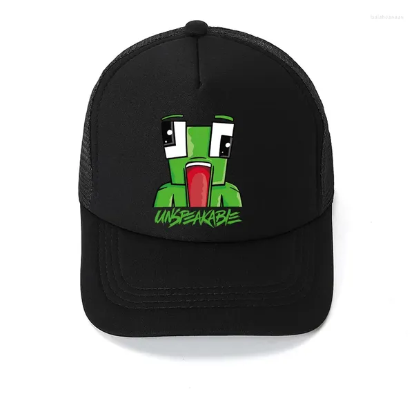 Ball Gaps Kid's Baseball Ajustable Hip Hop Trucker Boys and Girl Game Game de caricatura Frog Sombreros