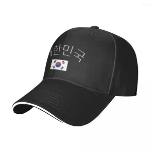 Ball Caps Korea Langue drapeau de base haut de gamme Baseball Femmes Hommes en plein air Womens Snapback Coquette Dad Hat