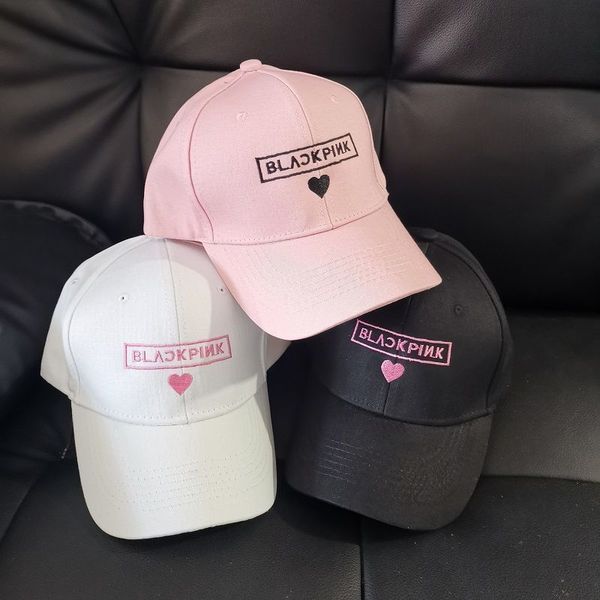 Gorras de béisbol Grupo de chicas coreanas Kpop Gorra de béisbol bordada clásica Cuatro estaciones Sombrero de protección solar Deportes al aire libre Sombrero de pareja de verano 230921