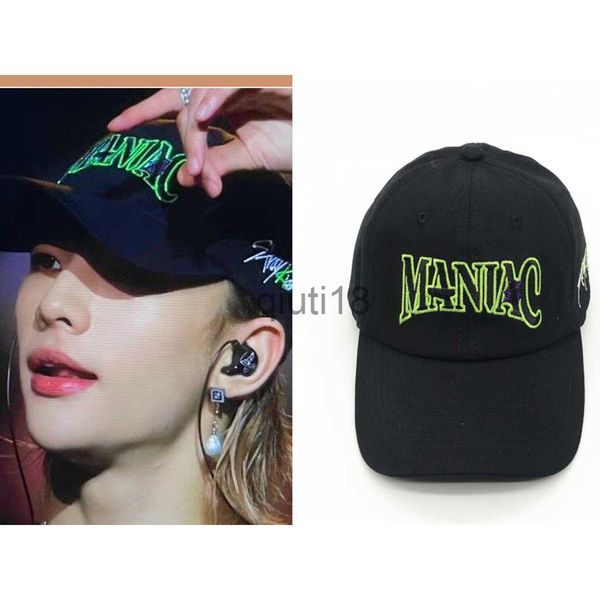 Casquettes de baseball Kpop Stray Kids Maniac Concert Chapeaux LEE KNOW Casquette de baseball Sports décontractés Chapeaux brodés x0927