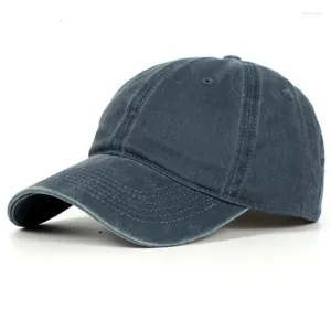 Ball Caps Meer Blauw Turquoise Effen Baseball Cap Hoed Denim Jeans Vrije tijd Lente Buiten Zon Mannen Vrouwen Doen Oude Stijl Water Gewassen