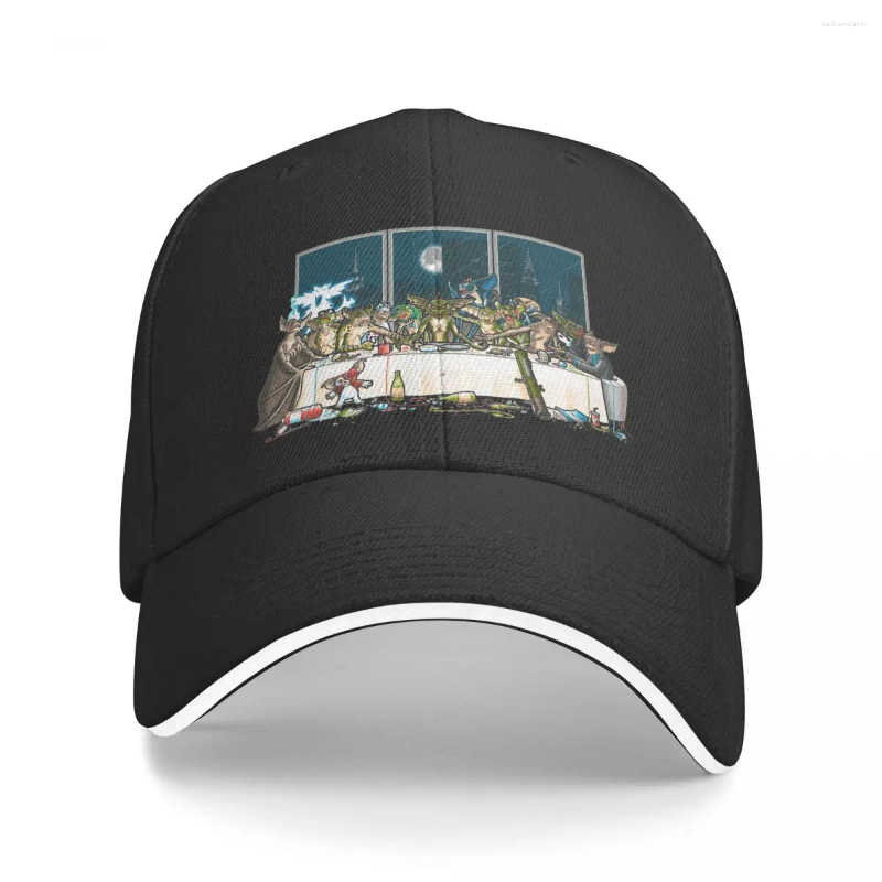 قبعات الكرة الأخيرة عشاء في منتصف الليل Gremlin-S رعب فيلم الرجال البيسبول الذروة قبعة شمس الظل في الهواء الطلق قبعة في الهواء الطلق