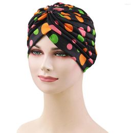 Kogelcaps laatste bestelde dames print hoed moslim stretch tulband cap head sjaal wrap s heren low profile