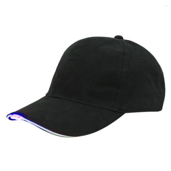 Gorras de bola LED iluminado sombrero Glow Club Party Béisbol Hip-Hop Gorra deportiva ajustable Hiphop Moda