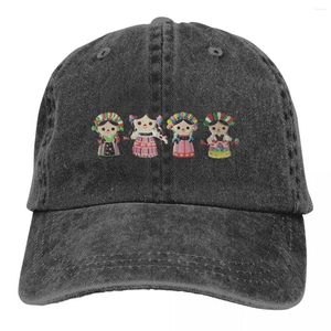 Gorras de bola Lele Muñeca Mexicana Gorra de béisbol Hombres Sombreros Mujeres Visera Protección Snapback