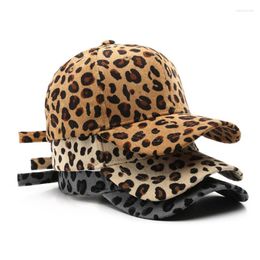Kogelcaps luipaard print honkbal pet voor vrouwen katoenen hoed buiten sportreizen verstelbare vrije tijd herfst zomer mode 2022