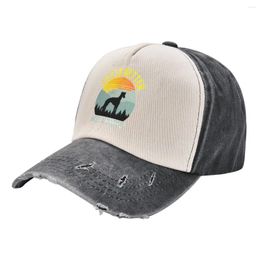 Ball Caps Life est mieux avec un whippet d'été chien cadeau cadeau de baseball cap chapeau homme luxe soleil pour enfants