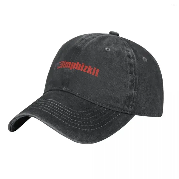 Ball Caps Limp Bizkit Denim Baseball Cap Logo Couple Femme Femme Camionneur Camilier Spring Y2k Funny Outdoor Gym respirant