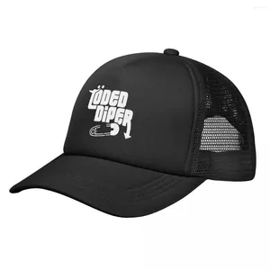 Ball Caps Loded Diper Band Mesh Baseball Cap Adult Hip-Hop Sun Hat Ademvol polyester hoeden Groothandel Trucker