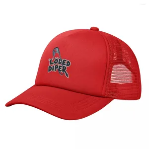 Casquettes de balle Loded Diper épingle de sécurité Logo camionneur adulte chapeaux ajustés casquette de course réglable Snapback maille Baseball été