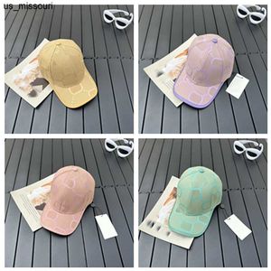 Ball Caps Luxury canvas honkbal pet ontwerper gemonteerde hoed jumbo g mode roze zon caps dames mannen casquette casual emmer hoeden 4 stijl j230520