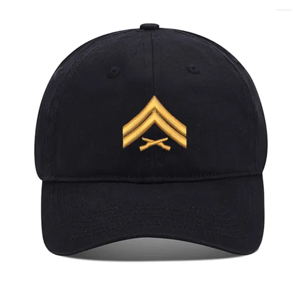 Gorras de bola Lyprerazy Sombrero de béisbol Ejército Corporal Unisex Bordado Gorra Lavado Algodón Bordado Ajustable