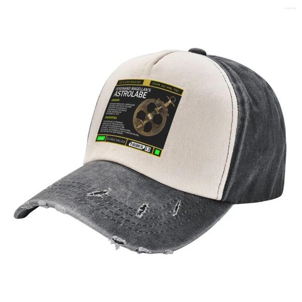 Gorras de béisbol Magellan's Astrolabe Gorra de béisbol Capucha Negro Hombres Mujeres