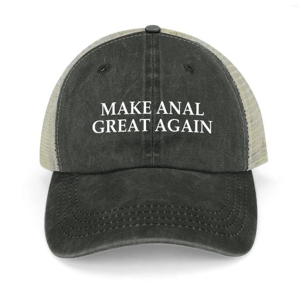 Les casquettes de balle rendent l'anal génial encore une fois chapeau de Cowboy casquette tactique militaire mâle Streetwear Gentleman dames hommes