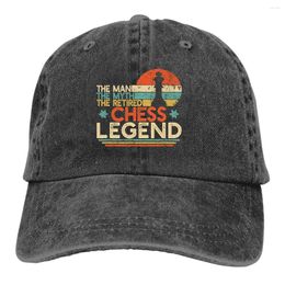 Ball Caps Man Myth Retired Chess Legend Baseball Cap Men Hats Chapeaux Femmes Visor Protection Snapback Design