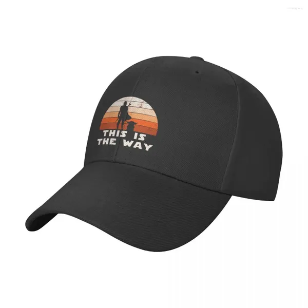 Gorras De Bola Mando Retro This Is The Way And Baby Sunset Gorra De Béisbol Sol Anime Sombrero Hombres Mujeres