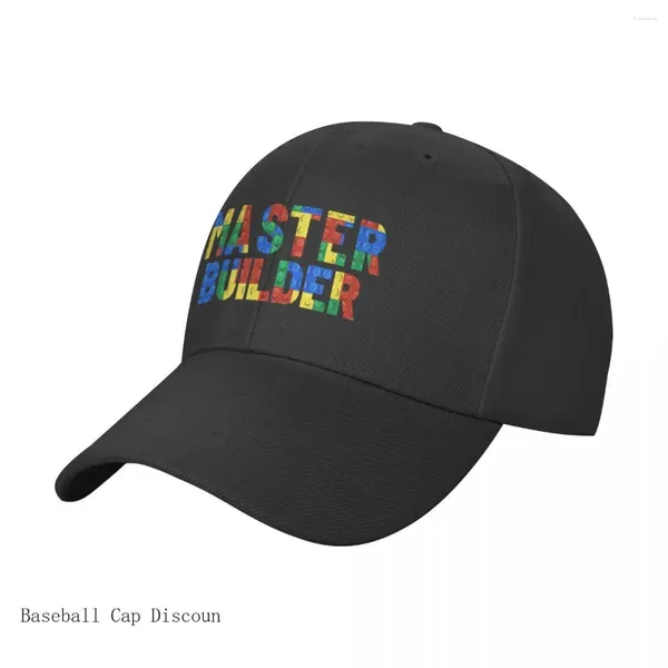 Casquettes de baseball Master Builder Creator - Idée cadeau pour adultes et tout-petits - Jouets pour garçons et enfants - Casquette de baseball