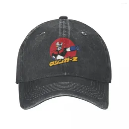 Bola de bolas Mazinger Z Wash Baseball Capback Hats Cowboy Hats Bone Homme Goldorak Grendizer Actarus Spring Autumn Casquette