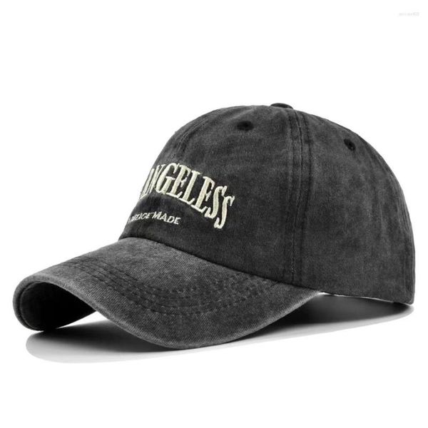 Gorras De Bola Hombres Mujeres Moda Juvenil Tendencia Casual Bordado Gorra De Béisbol Sol Alfabeto Sombrero Ala Plana