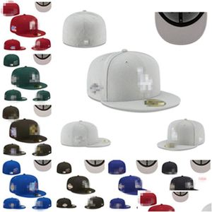 Casquettes de baseball Hommes Baseball Ajusté Chapeaux Classique Hip Hop Boston Sport Fl Bill Sports Pour Strapback Snap Back Trucker Hat Taille 7-8 Drop Del Dhtja