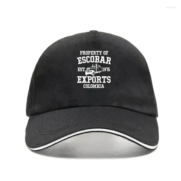 Gorras de bola Hombres Bill Hat Sombreros para hombre Pablo Escobar Plata O Plomo Exportación Colombia Negro Cool Casual Orgullo Moda unisex