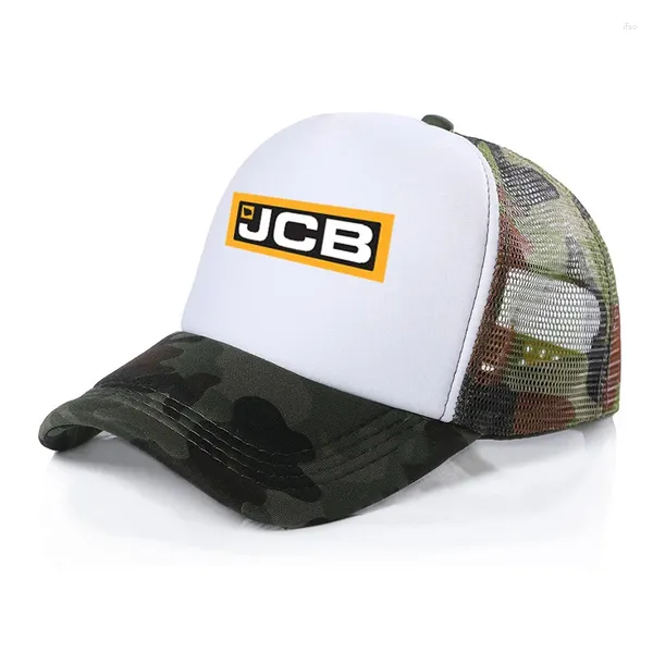 Casquettes de balle hommes pelle JCB casquette de camionneur chapeau Baseball Cool été unisexe maille filet papa Snapback