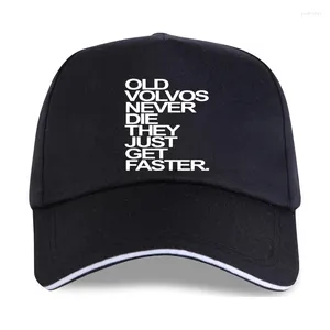 Ball Caps Heren Modemerk Baseball Cap Zwart Herren Oude Volvos Schnuffel Never Die Katoen Euro Maat