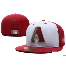 Ball Caps Heren Mode Hip Hop Snapback Hoeden Arizona Platte Piek Fl Maat Gesloten Alle Team Ingericht In 7- 8 H6-7.14 Drop Delivery Meubi Dhzwv