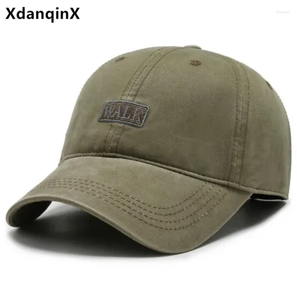 Ball Caps masculin Coton Wasable Cotton Baseball Snapback Taille Ajustement Brands Sports Women's Hats Unisexe