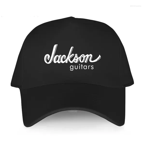 Gorras de bola Hombres Sun Hatvisor Moda Marca Béisbol Negro Jackson Guitarras Usando Peinado 20s Verano Mujeres Clásico Estilo Vintage Sombrero
