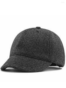 Ball Caps Men Men Winter Korte randwol voelde grote size honkbal pet dame lente en zomer katoen grote sport zon 56-60 cm 60-65 cm