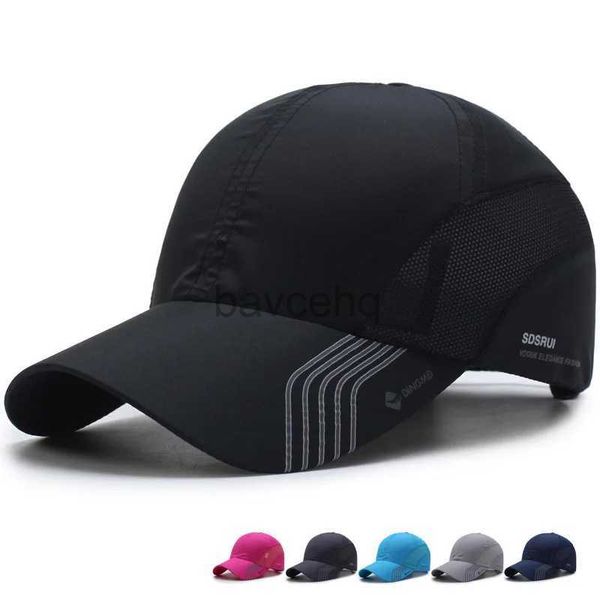 Capes de balle hommes femmes lointain sports rapides secs respirant tas de baseball mâle mâle mode imperméable sueur absorbant confortable Hat de golf léger E73 D240507