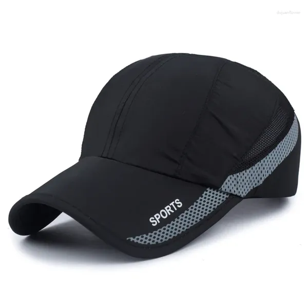 Gorras de béisbol Hombres Mujeres Deporte al aire libre Béisbol Sombrero de malla Visera para correr Gorra de secado rápido Protección solar Sombreros lindos para capó