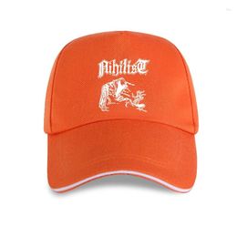 Gorras de béisbol Gorra de béisbol de algodón de lujo para hombre NIHILIST Baño de sangre Sueco Death Metal Entombed Grave Carnage Entrails A. Tops Unisex -