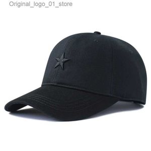 Ball Caps Mens Summer High Quality Cotton Grand Baseball Hat Mens Cool Hip Hop Button Hata Dada Casual Sun Sun 56-61cm 62-68 cm Q240408