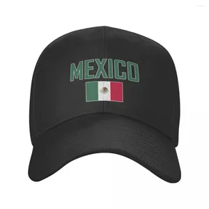 Ball Caps Mexico landnaam met vlag Sun honkbal cap ademend verstelbare mannen vrouwen buitenvoetbalhoed voor cadeau