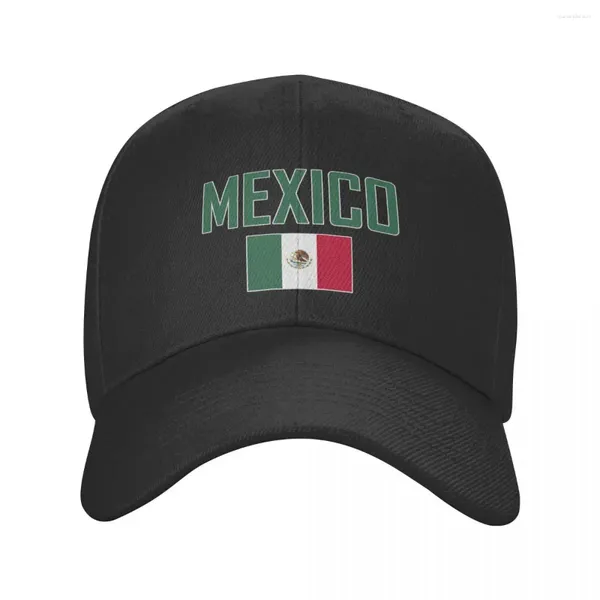 Ball Caps Mexico Country Nom avec drapeau Sun Baseball CAP