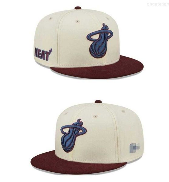 Casquettes Miamis Heat 22-23 2023 Finales Champions Vestiaire 9FIFTY Snapback Hat a21