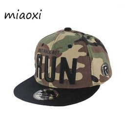 Gorras de béisbol Miaoxi marca moda ejército verde niño gorra de béisbol niños correr sombrero para niños niñas Casual Bonnet Unisex Hip Hop Gorros12754