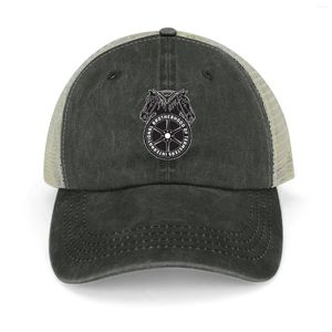 Ball Caps Minimalistisch Black White Classy Teamsters Gifts Design For Union Workers Cowboy Hat Militaire Cap Man Men's Women's