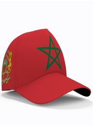 Ball Caps Marokko honkbal op maat gemaakte naam Team Ma Hat Mar land vissen reizen Arabisch-Arabische natie Koninkrijk vlag hoofddeksel 29687923