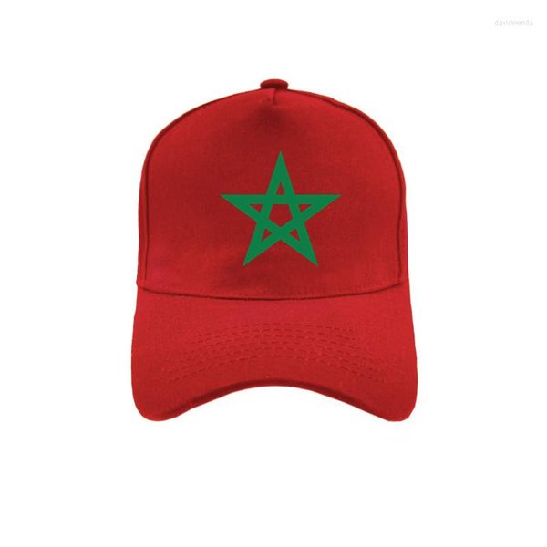 Casquettes de Baseball Maroc Drapeau Baseball Réglable Snapback Mode Unisexe Cool Chapeaux MZ-285