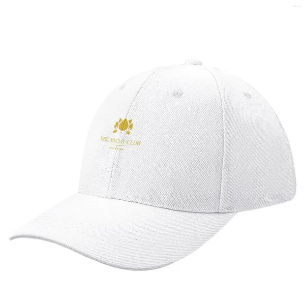 Ball Caps MSC Yacht Club Conception de logo Classic T-shirt Baseball Cap de luxe Chapeaux de luxe Place Femmes personnalisées Femmes hommes