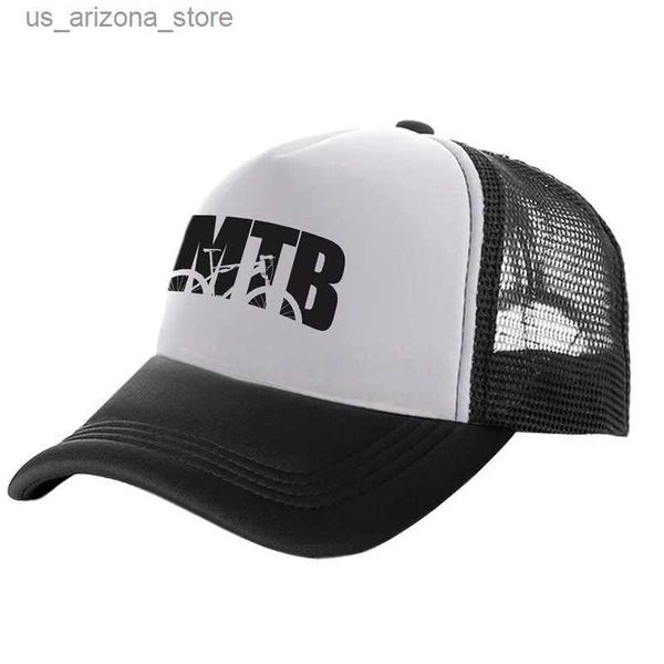 Ball Caps Mtb Mountain Bike Truck Hat Cool Mens Mount Mount Mountober Hat Baseball Hat Summer Neutral Mesh Hat MZ-240 Q240425