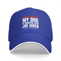 Ball Caps My Dog Is Smarter Than Joe Biden - Grappige anti-baseballpet Sun Bobble Hat Trucker voor dames 2024 heren