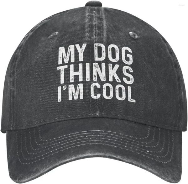 Caps à balle Mes chiens pensent que je suis cool pour les chapeaux de papa des femmes
